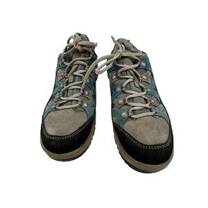 L.L. Bean Womens Gore-Tex Hiking Shoes Size 8 Gray Suede Mesh Waterproof Outdoor